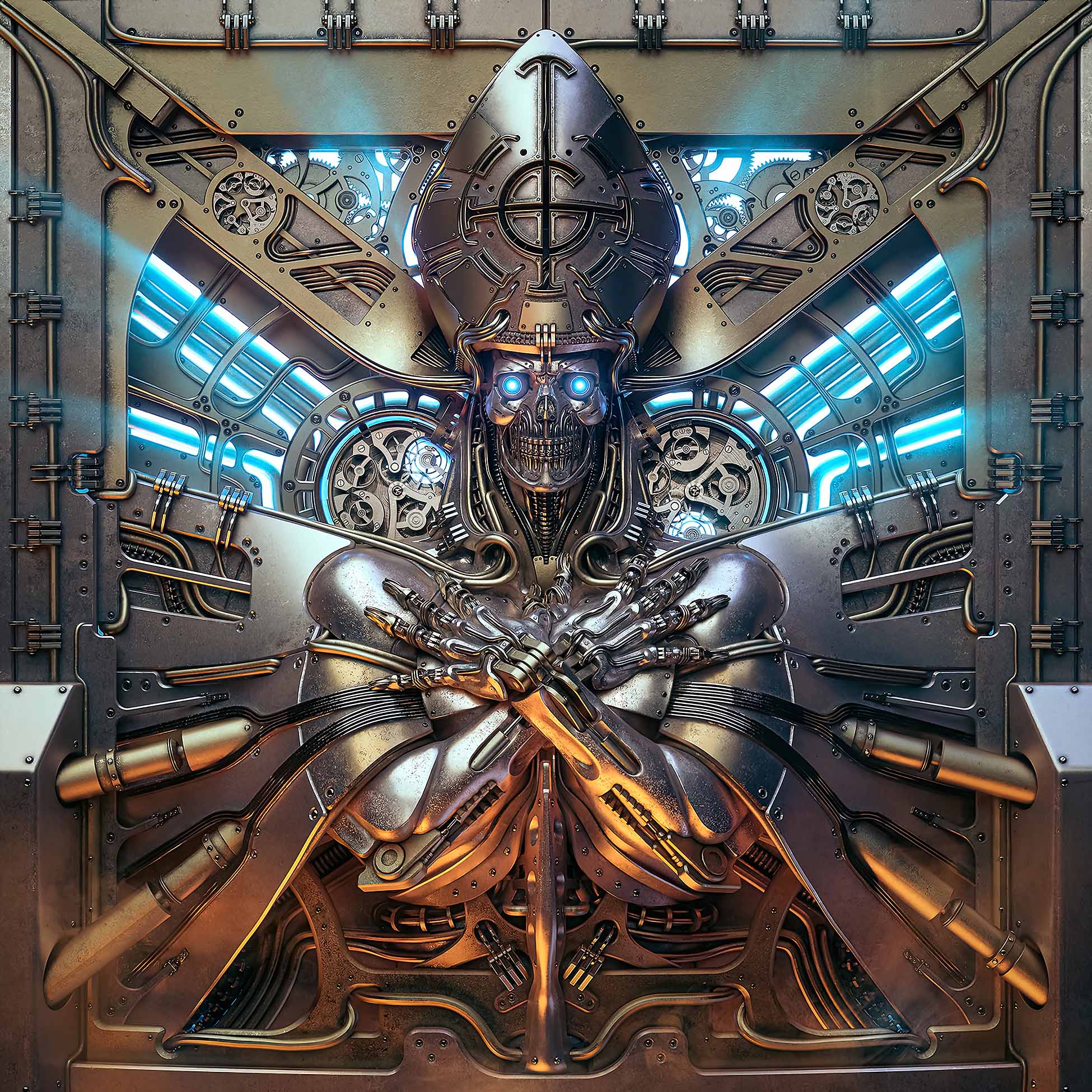 Ghost Phantomime EP album cover featuring theatrical heavy metal and rock cover songs