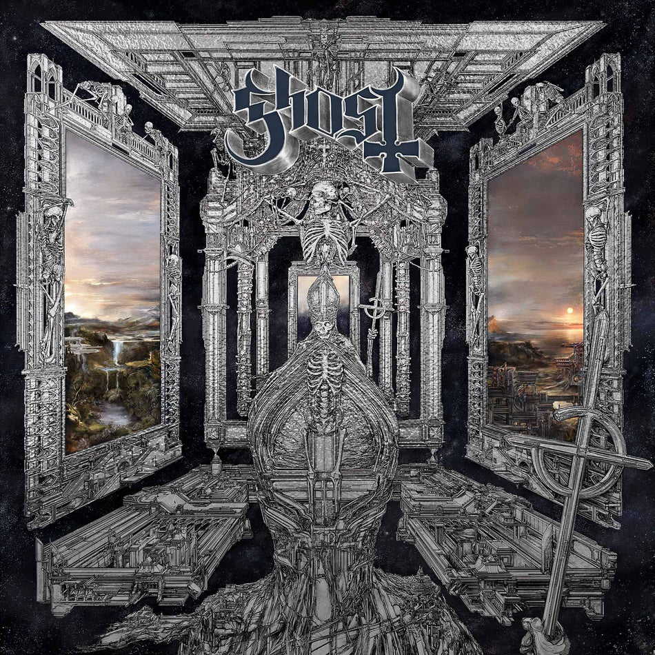 Ghost, Skeleta, Papa V, indie exclusive, limited edition, violet vinyl, colored vinyl, violet, album cover, vinyl, cover art, cover, album art,