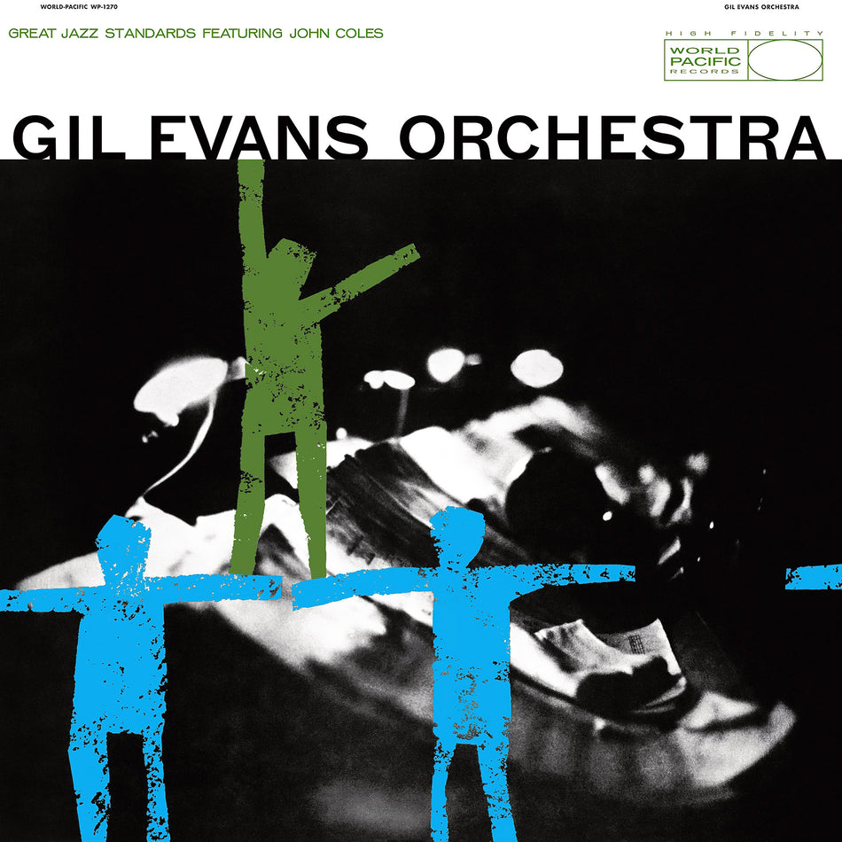 gil evans orchestra, great jazz standards, john coles, blue note, tone poet, tone poet series, album cover, cover, cover art, album art, vinyl,