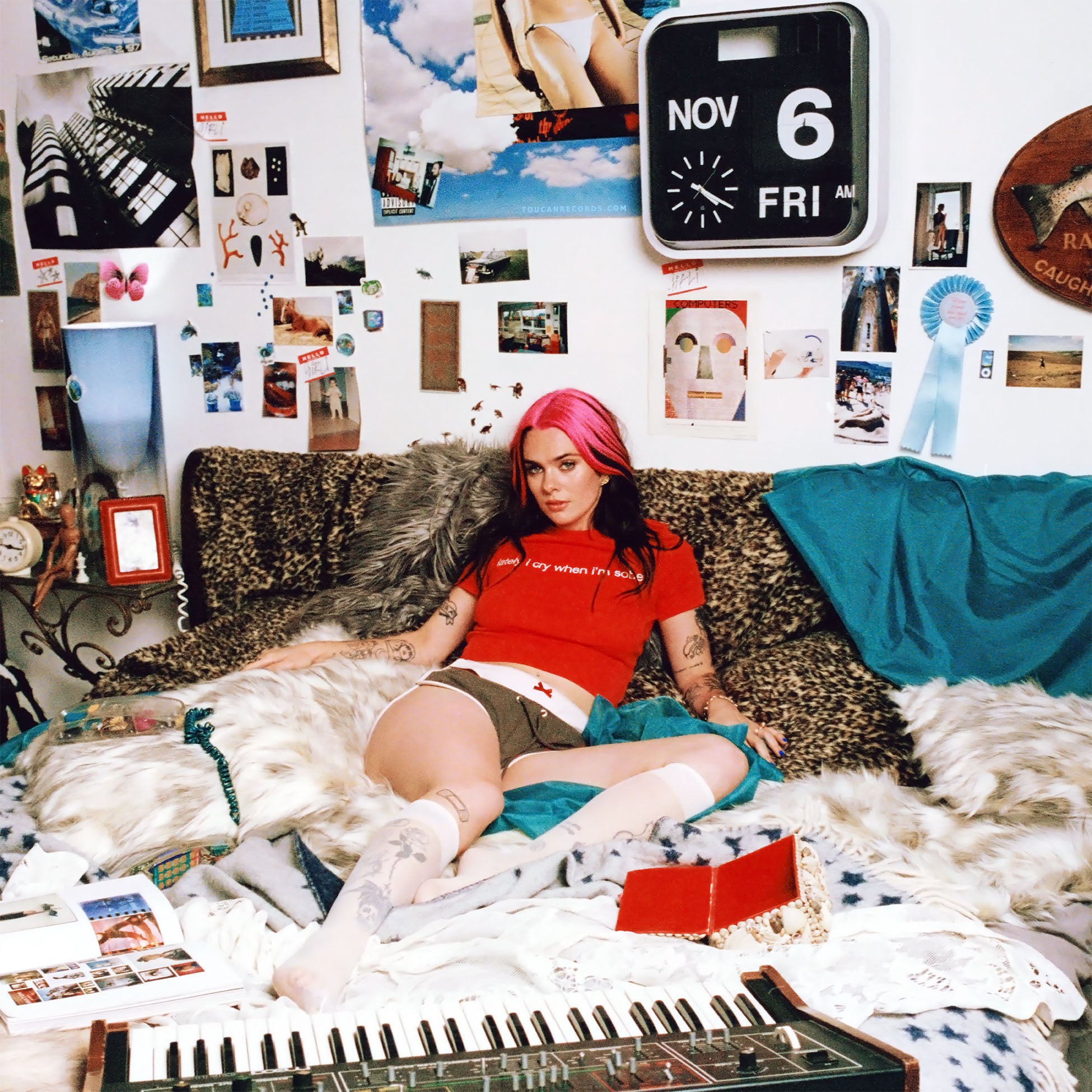girli it's just my opinion vinyl LP album cover art alternative pop release available at ToucanRecords.com