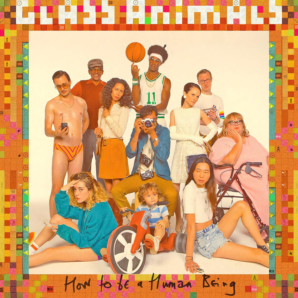 Glass Animals - How To Be A Human Being album cover, black vinyl LP, indie-pop artwork – featured at ToucanRecords.com