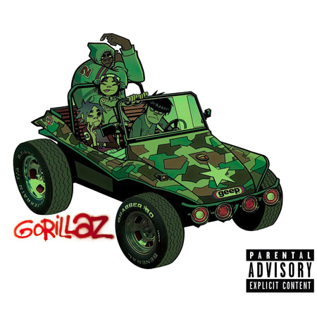 Gorillaz - Gorillaz album cover, debut album, alternative hip hop and trip hop