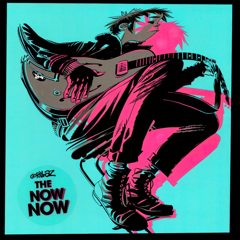 gorillaz, the now now, album cover, album art, cover, cover  art, vinyl,