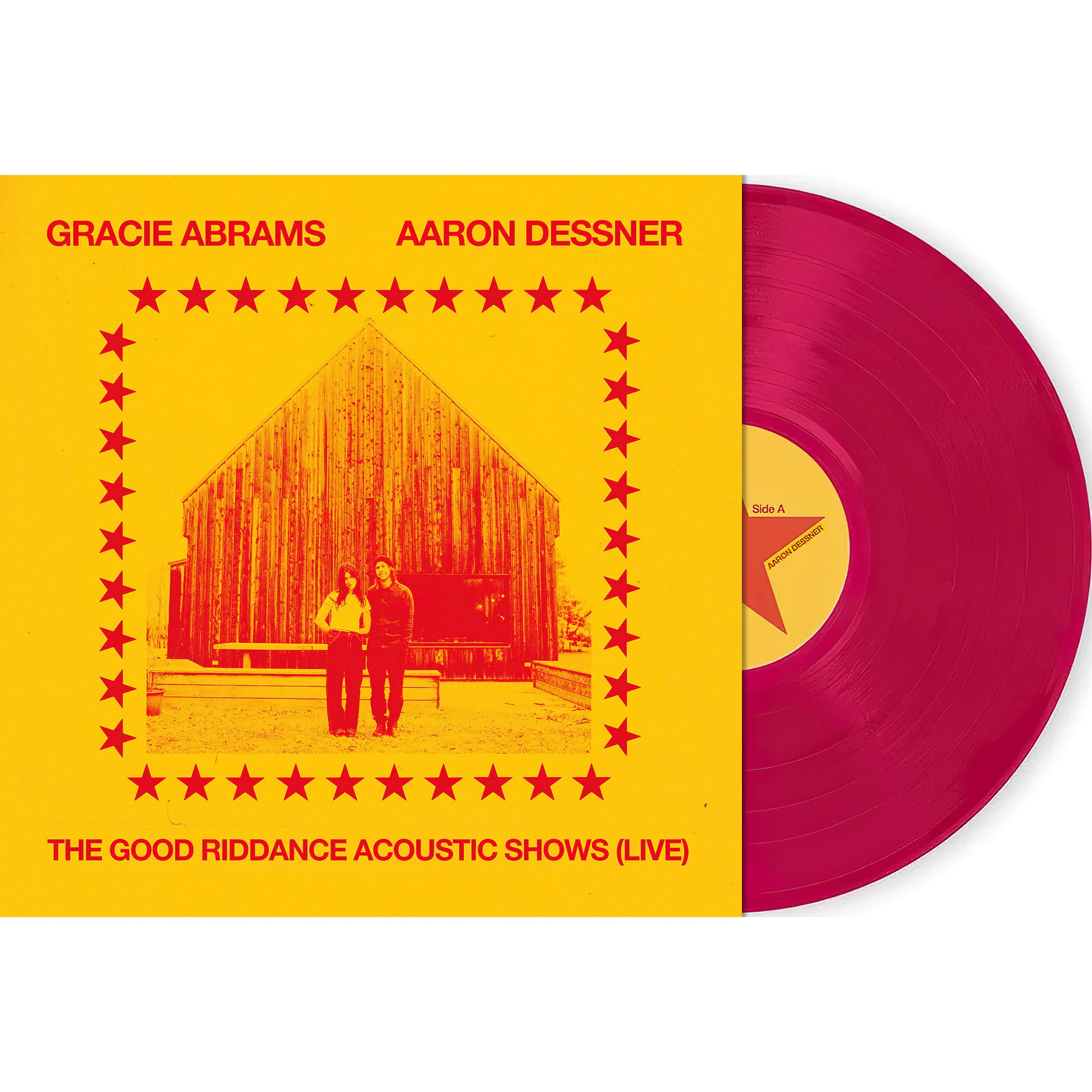 Good Riddance Acoustic Shows packshot, magenta vinyl LP, special acoustic edition, Live performance with Aaron Dessner
