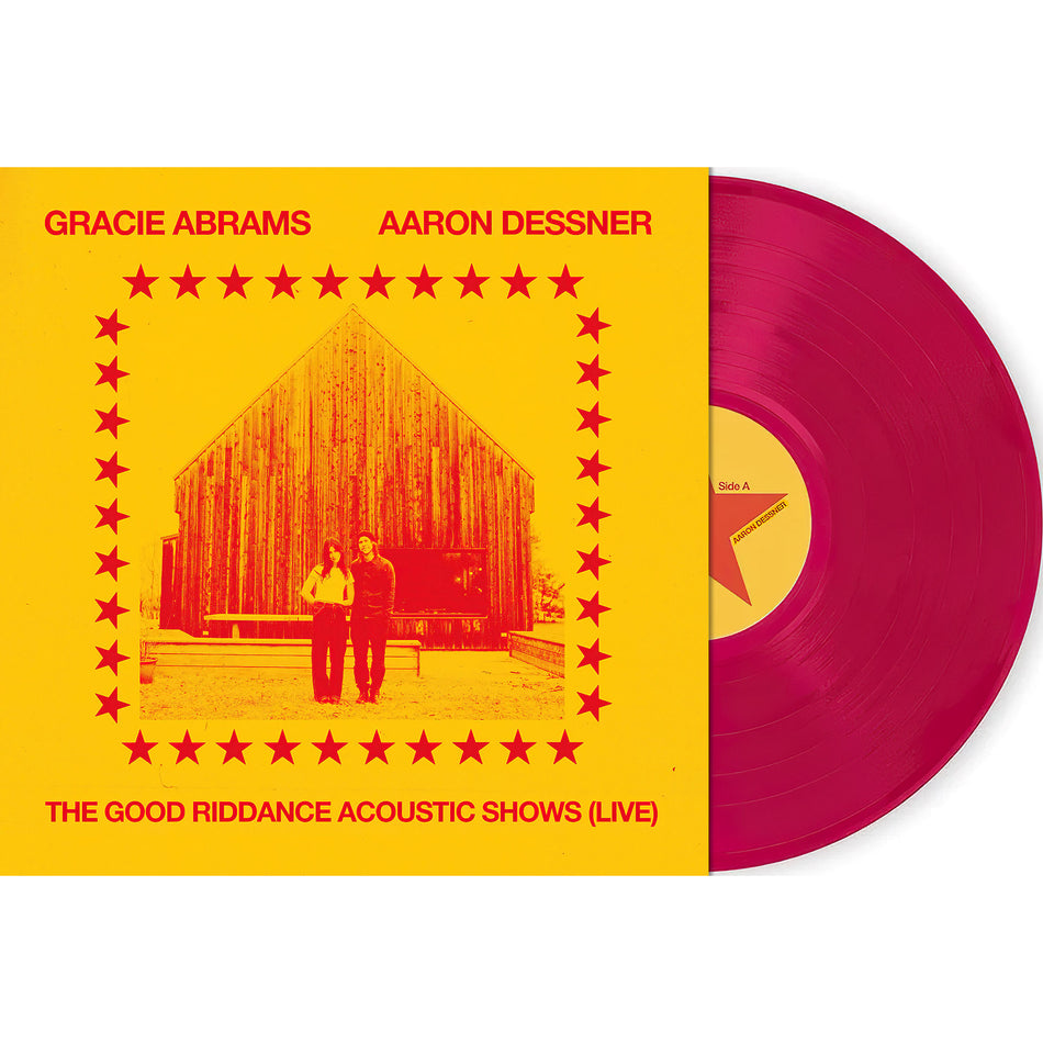 Good Riddance Acoustic Shows packshot, magenta vinyl LP, special acoustic edition, Live performance with Aaron Dessner