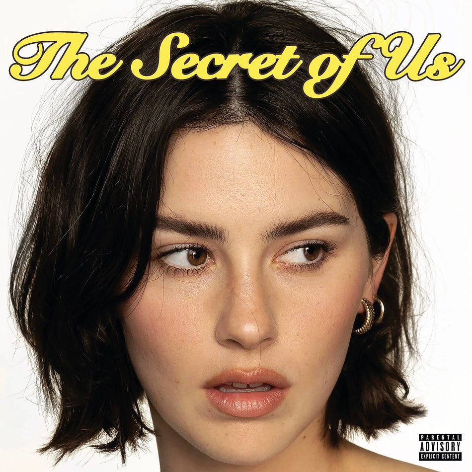 Gracie Abrams - The Secret Of Us album cover, singer-songwriter pop 2024 release, opaque yellow vinyl pressing