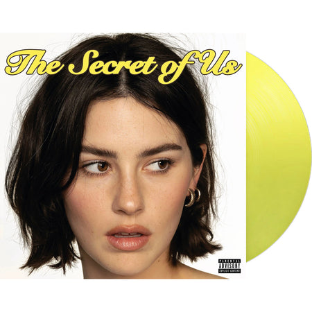 Gracie Abrams - The Secret Of Us vinyl packshot, 2024 pop album, bright yellow pressing