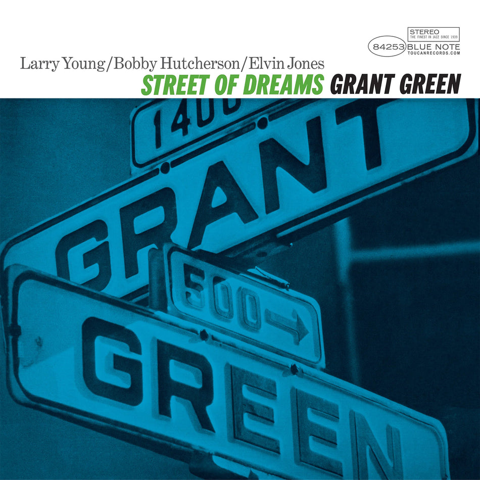 Grant Green Street of Dreams album cover for the Blue Note Classic Vinyl Series 180g vinyl LP available at ToucanRecords.com