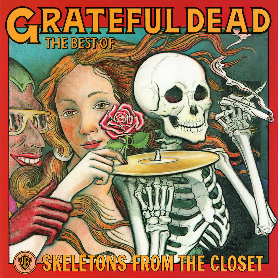 Grateful Dead - Skeletons from the Closet album cover, best of compilation black vinyl LP