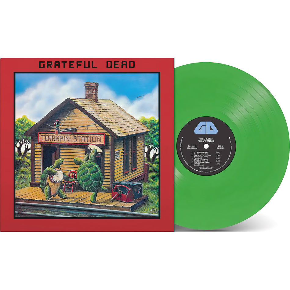 Grateful Dead - Terrapin Station packshot, emerald green colored vinyl, psychedelic  jam band classic