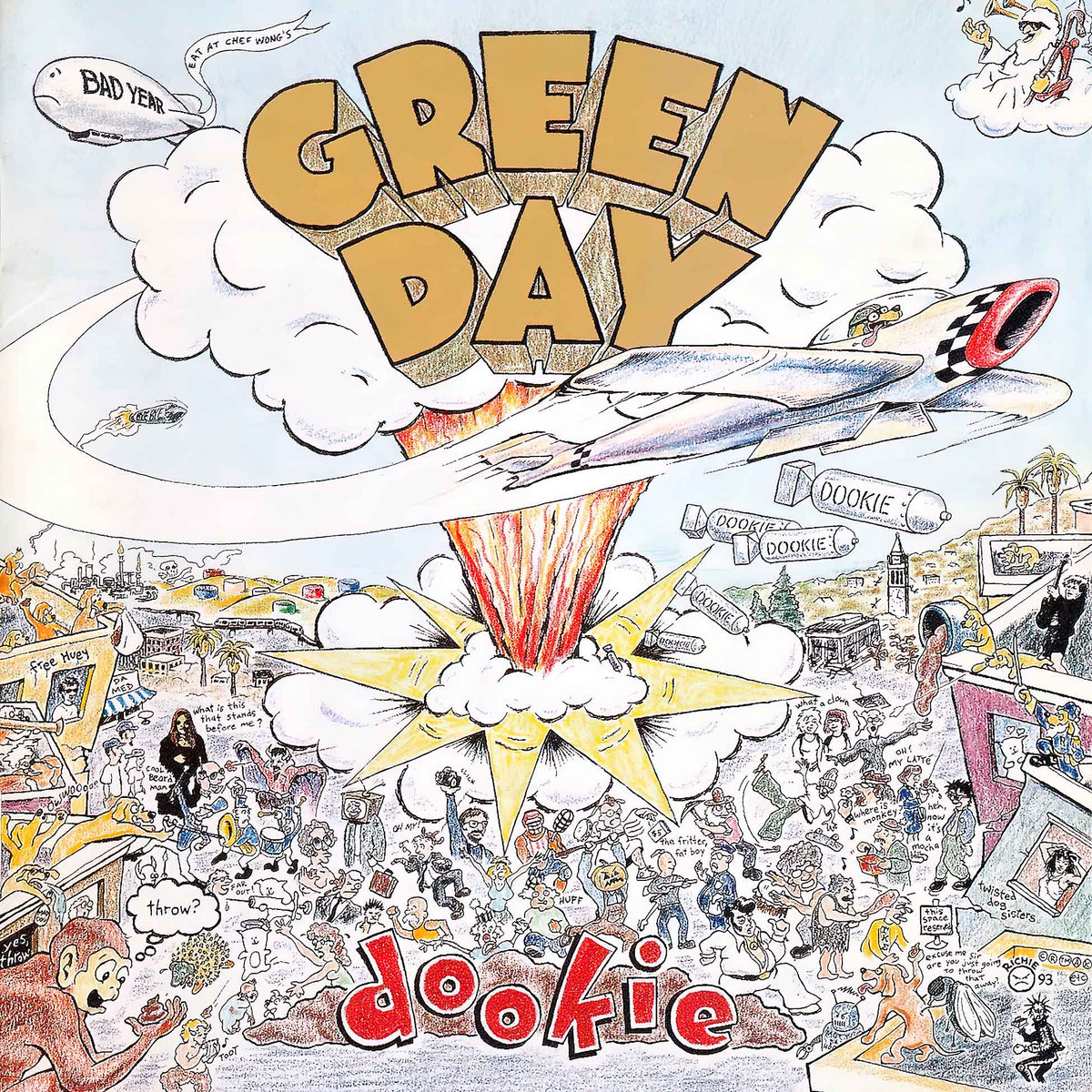 Green Day, Dookie, 180g Vinyl, cover, album, vinyl, cover art, album art,