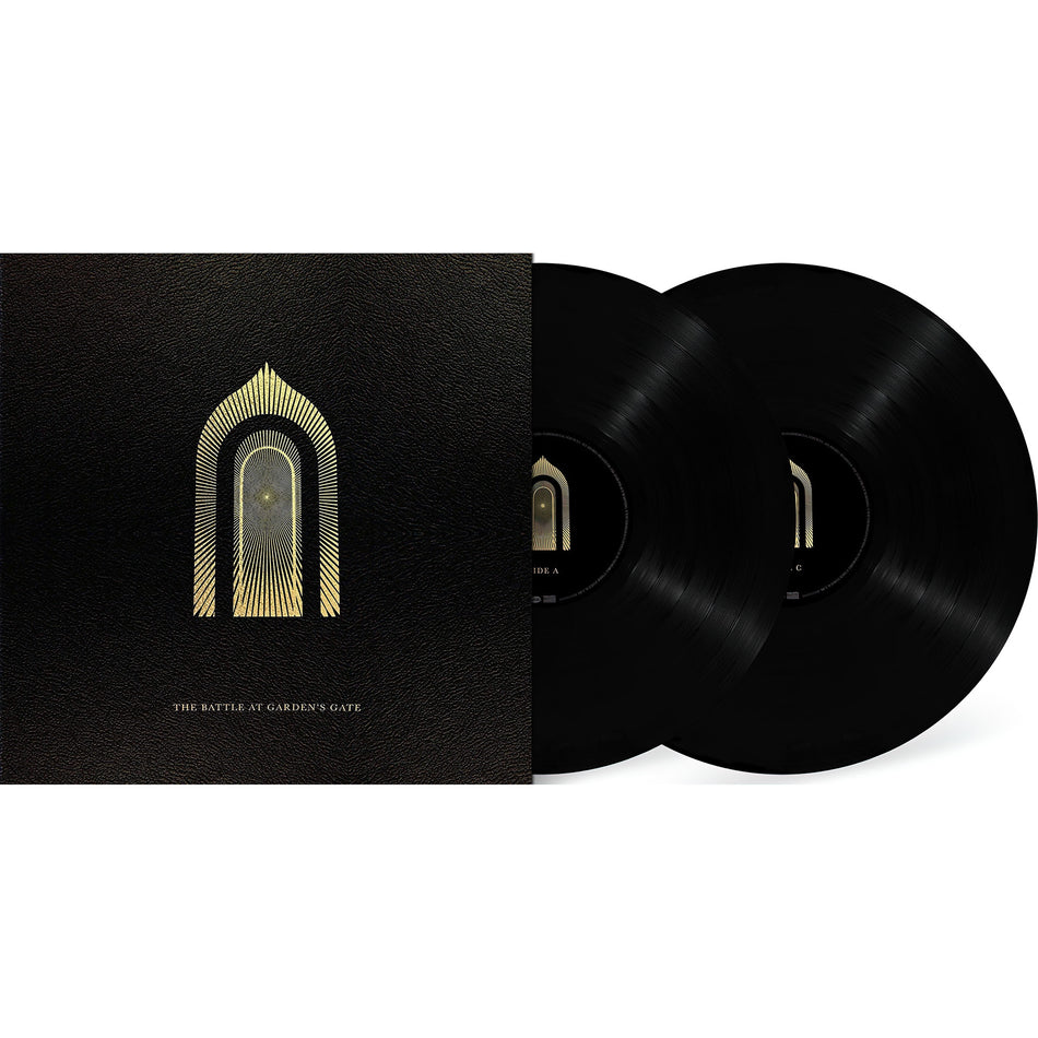 Greta Van Fleet - The Battle at Garden's Gate packshot, 2 black LPs, gatefold jacket - ToucanRecords.com
