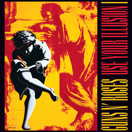 Guns N' Roses Use Your Illusion I album cover art for the 2LP 180g black vinyl pressing.