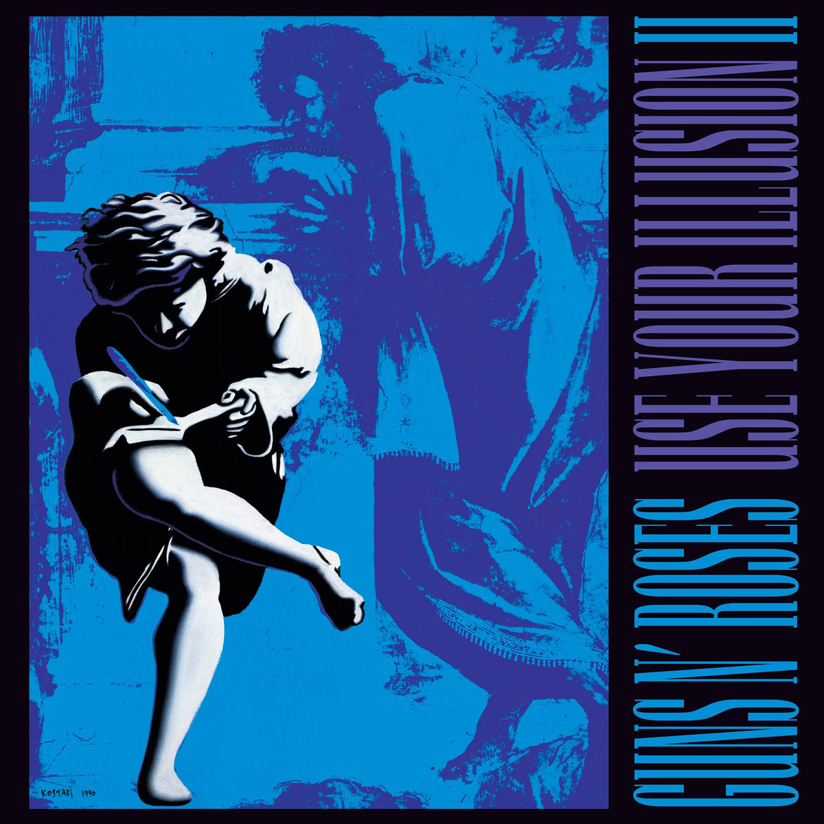 Guns N' Roses Use Your Illusion II album cover for the 2LP 180g black vinyl edition at ToucanRecords.com