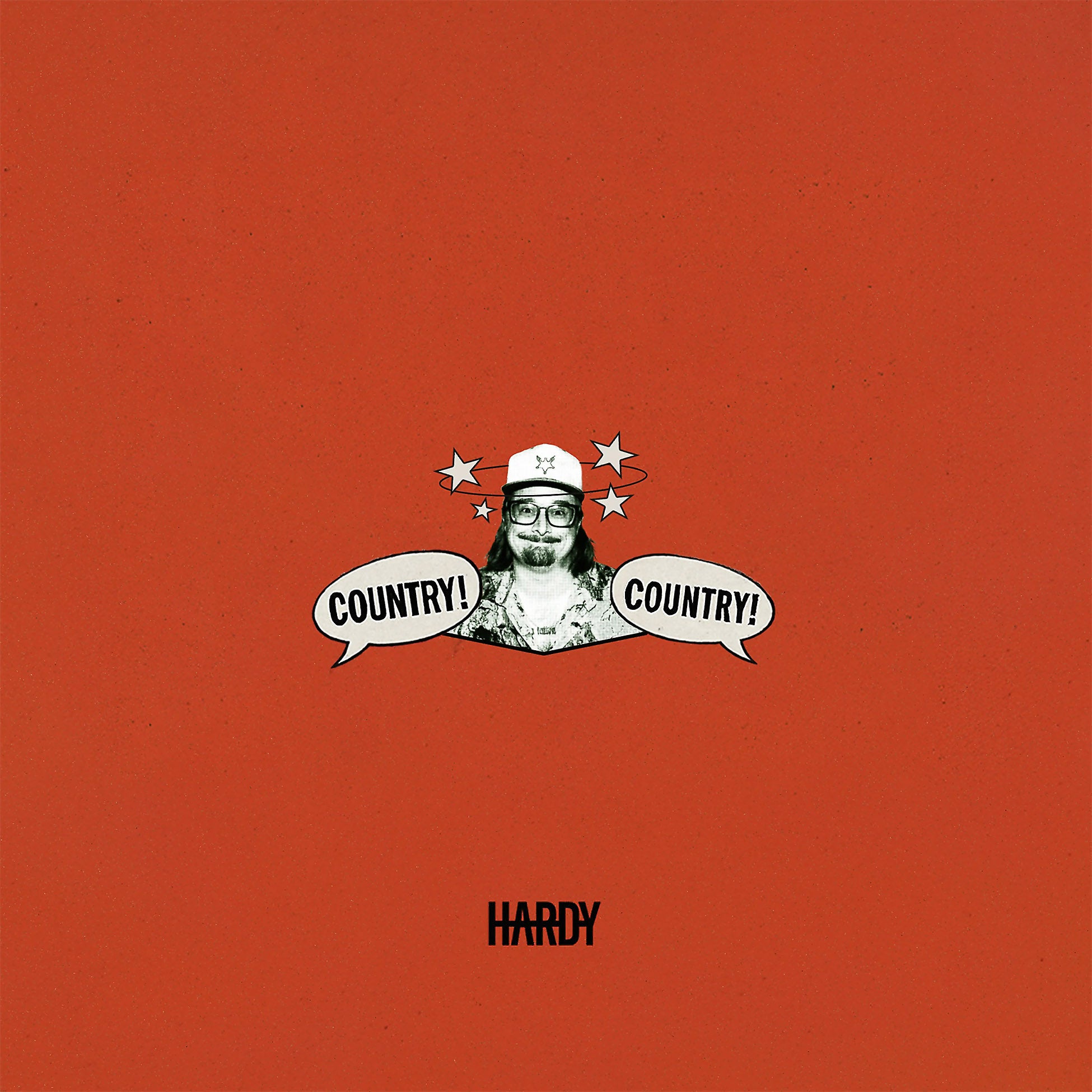 Hardy - Country! Country! album cover, black vinyl 2LP gatefold edition, 2025 country rock release