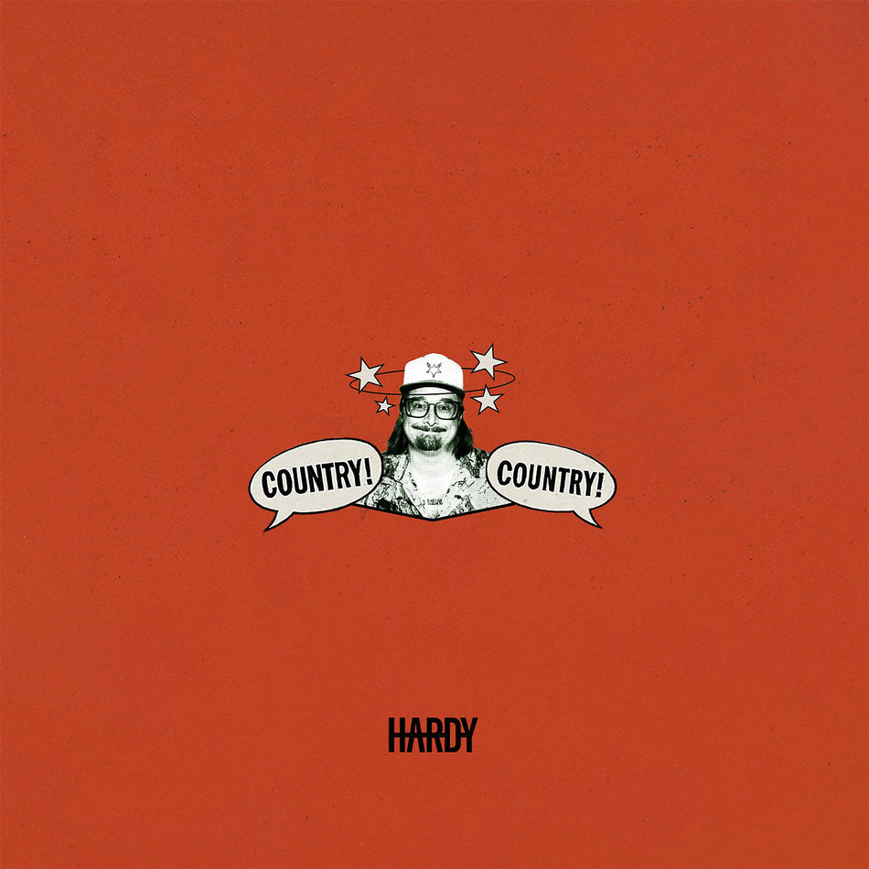 Hardy - Country! Country! album cover, black vinyl 2LP gatefold edition, 2025 country rock release