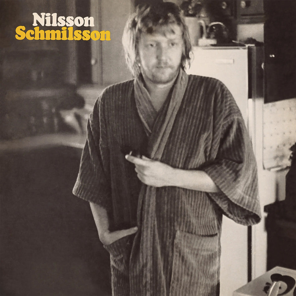 Harry Nilsson - Nilsson Schmilsson album cover, black vinyl LP, 1971 classic pop and rock reissue at ToucanRecords.com