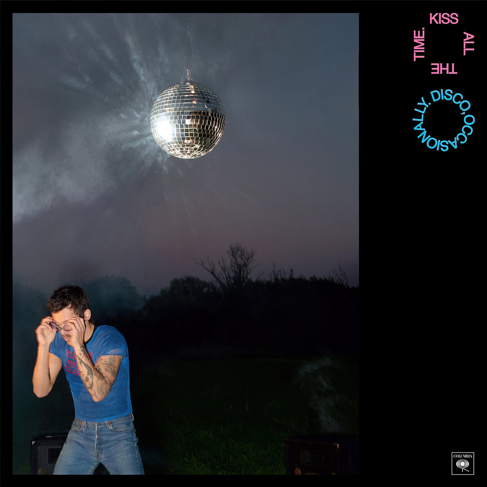 Harry Styles - Kiss All The Time. Disco, Occasionally. album cover, 180g black vinyl with gatefold and holographic inner sleeve