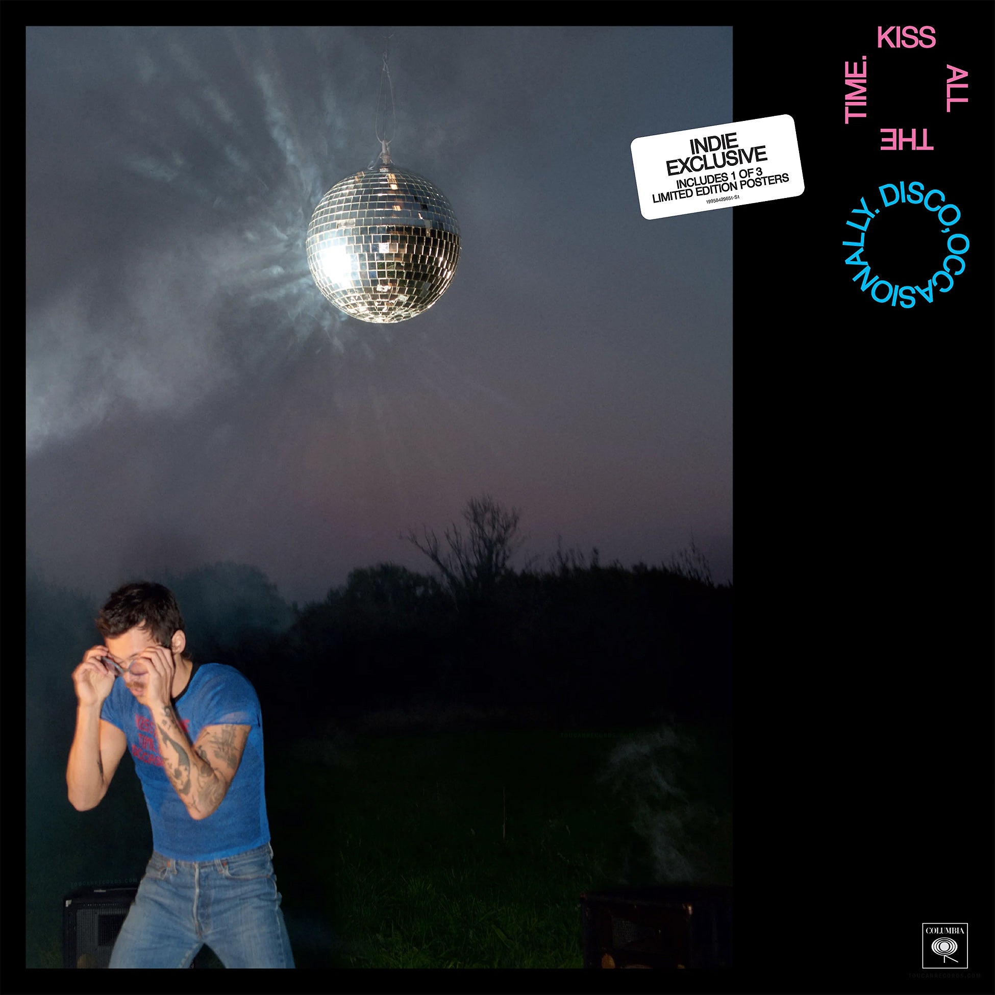 Harry Styles - Kiss All The Time. Disco, Occasionally album cover, limited edition Indie Exclusive 180g vinyl with poster and booklet