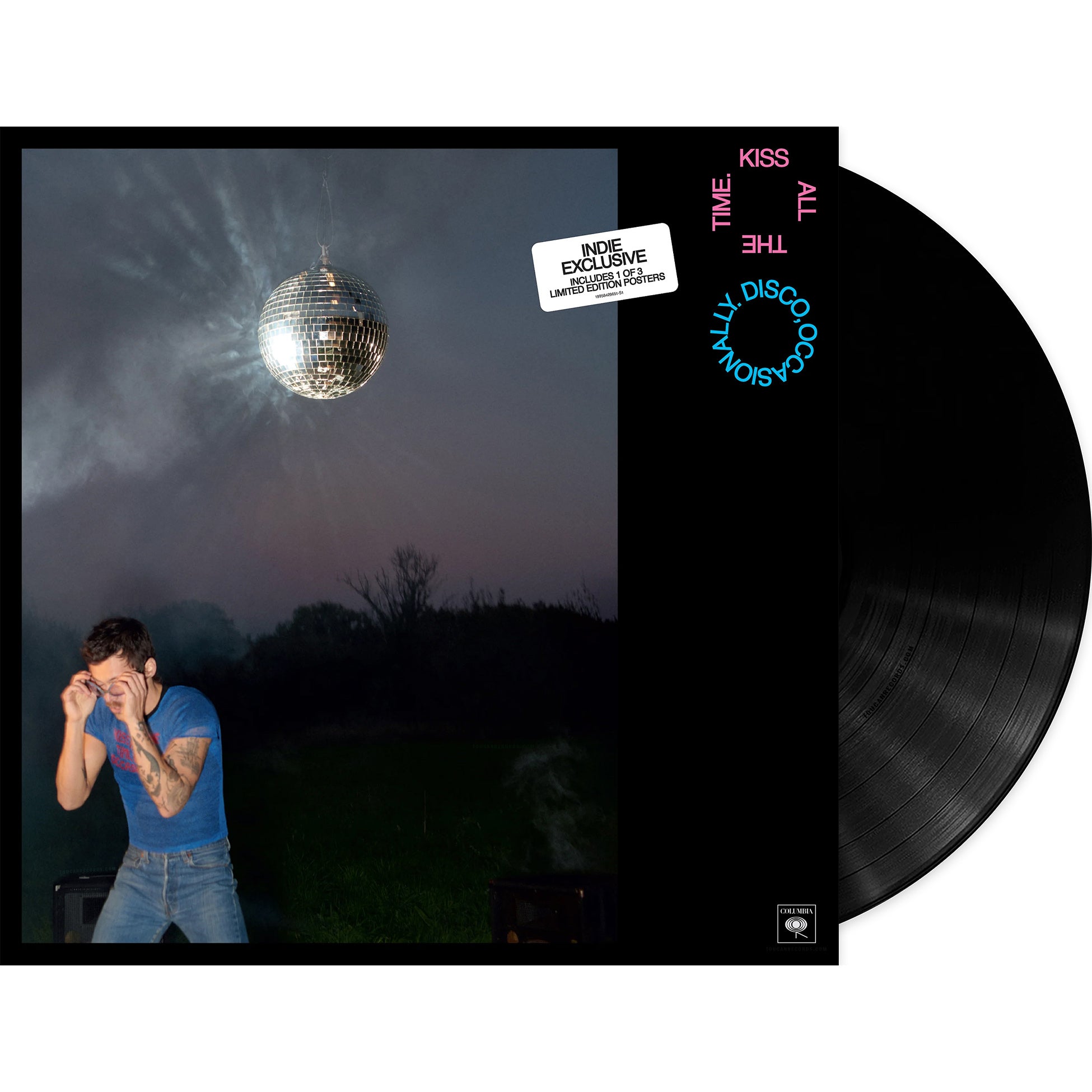 Harry Styles - Kiss All The Time. Disco, Occasionally vinyl packshot, limited edition gatefold with 12-page booklet and exclusive poster