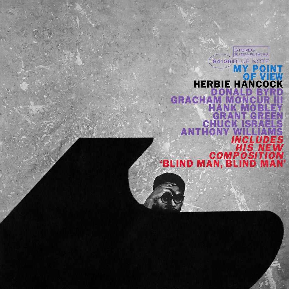 herbie hancock, my point of view, blue note, blue note records, tone poet, tone poet series, album cover, cover, cover art, album art, vinyl,