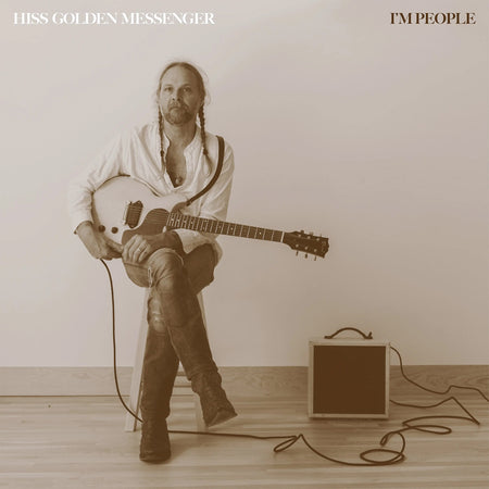 Hiss Golden Messenger I'm People vinyl LP album cover art indie exclusive blue and white splatter pressing, Indie Folk / Americana styling at ToucanRecords.com
