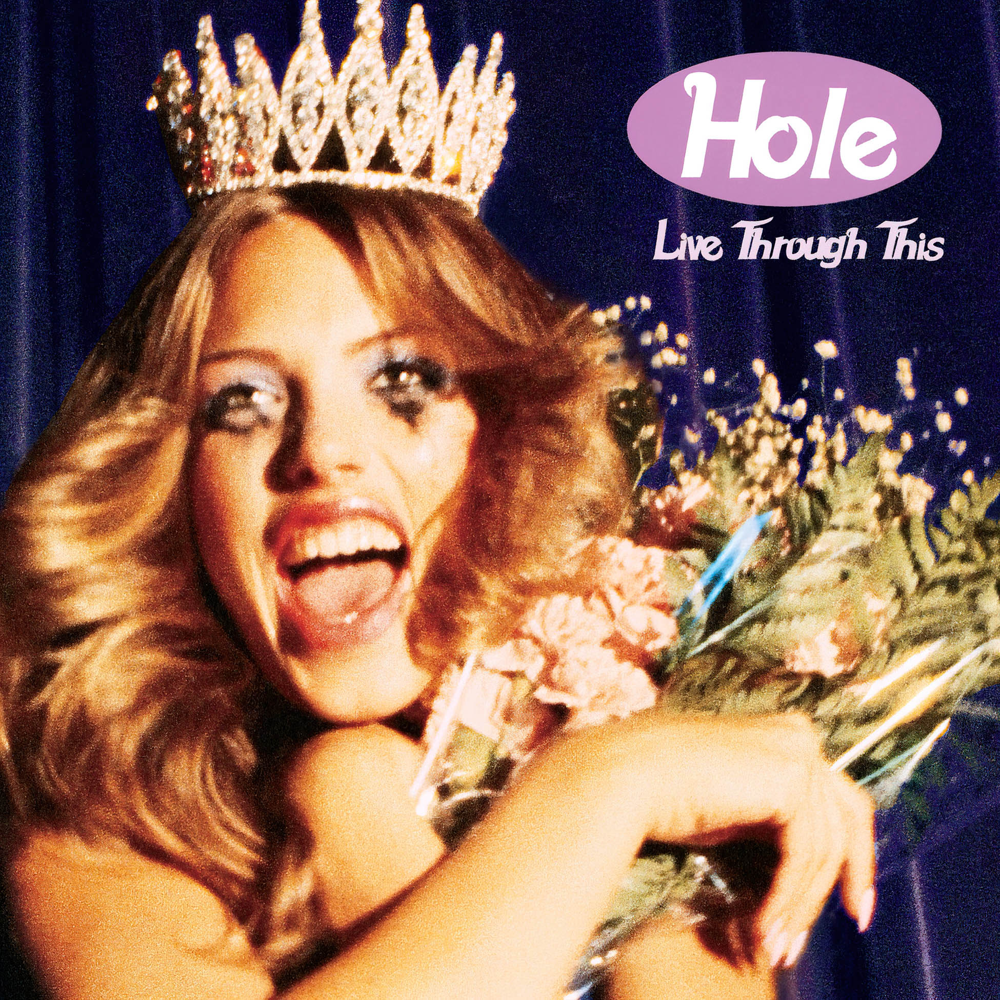 Hole Live Through This vinyl LP black pressing alternative rock album cover art