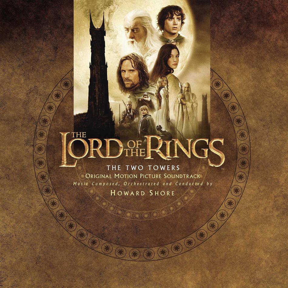 The Lord of the Rings The Two Towers soundtrack album cover, Palantir Clear vinyl Indie Exclusive, Howard Shore orchestral score