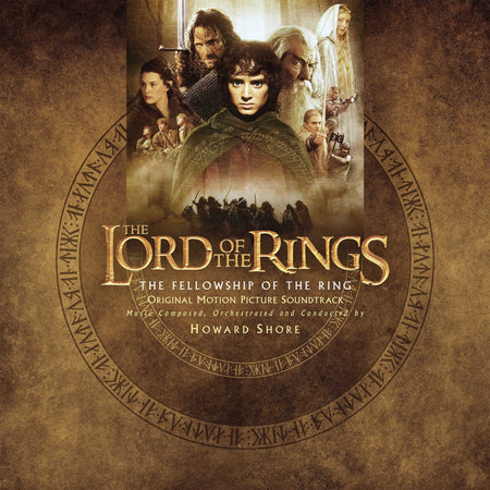 The Lord of the Rings The Fellowship of the Ring soundtrack album cover, Palantir Clear vinyl Indie Exclusive, Howard Shore orchestral score