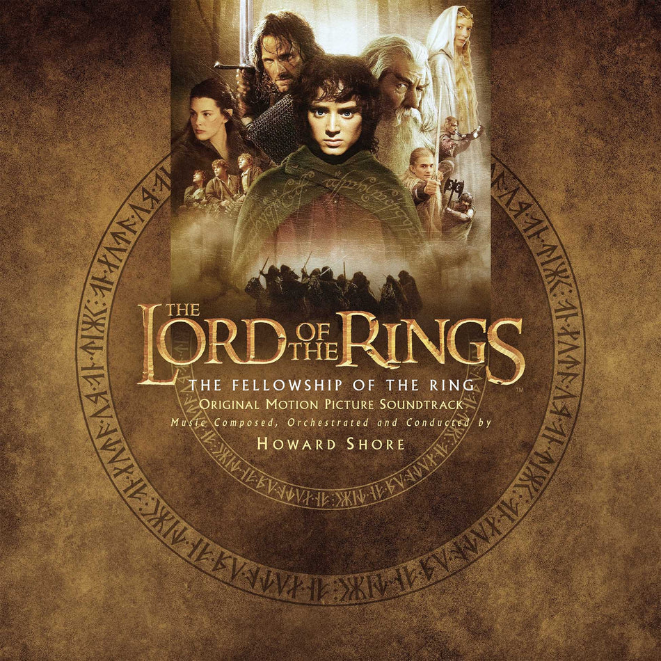 The Lord of the Rings The Fellowship of the Ring soundtrack album cover, Palantir Clear vinyl Indie Exclusive, Howard Shore orchestral score