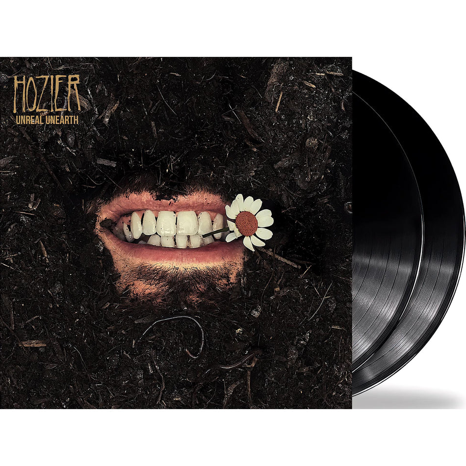Hozier - Unreal Unearth packshot, 2 LP black vinyl, alternative soul and art pop