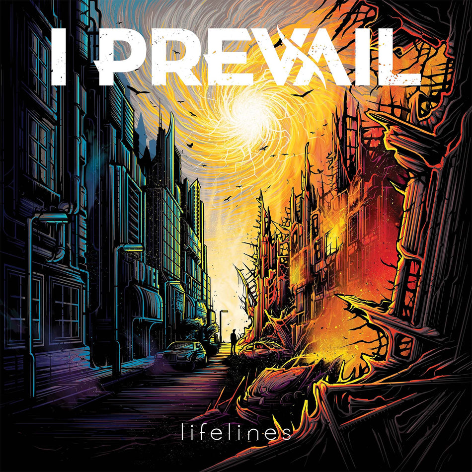 I Prevail - Lifelines album cover, black vinyl LP, 2016 debut metalcore release from ToucanRecords.com