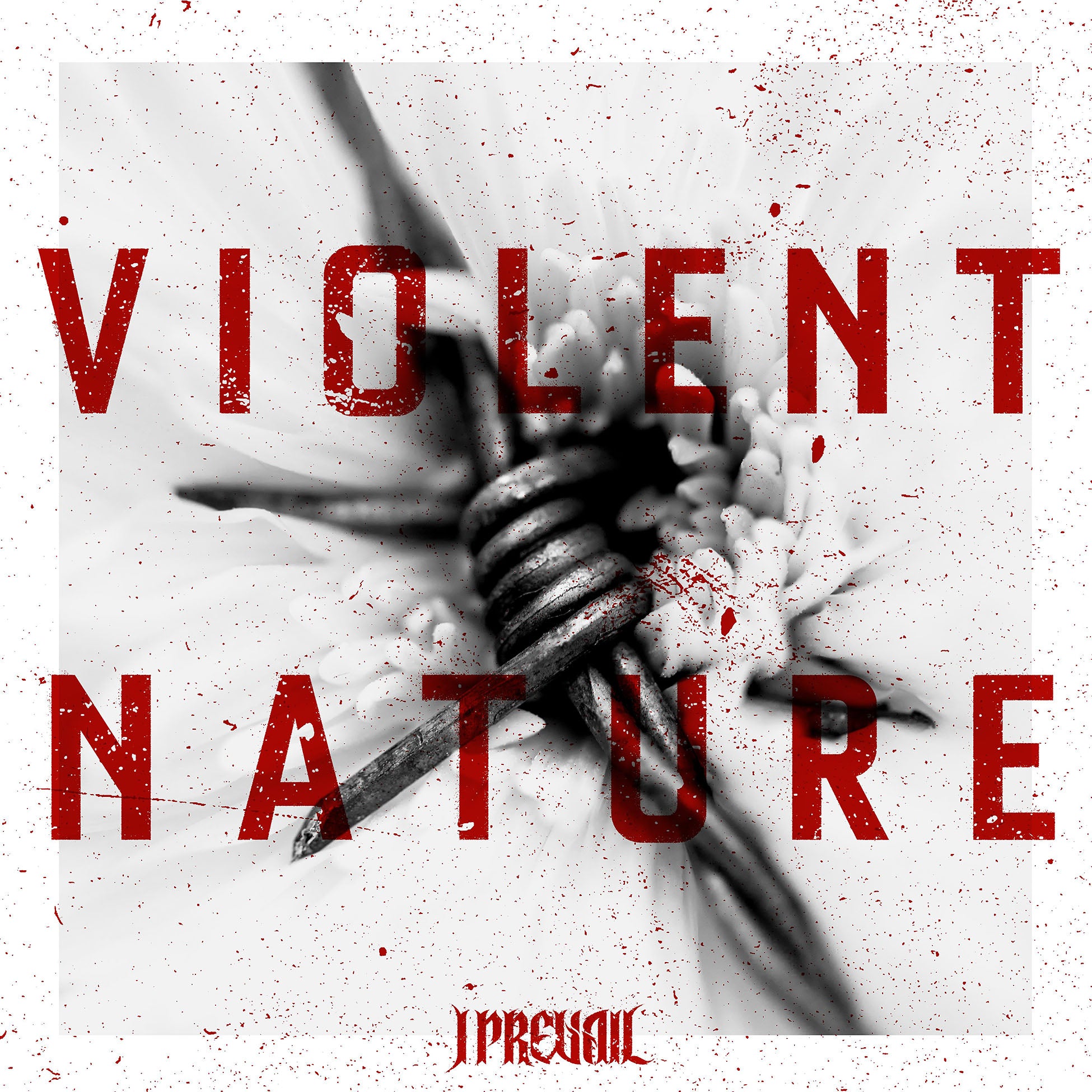 I Prevail - Violent Nature album cover, black vinyl LP edition, metalcore post-hardcore at Toucan Records