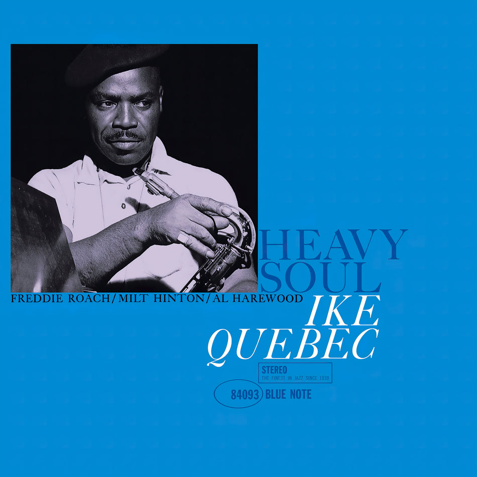 Ike Quebec - Heavy Soul album cover, 180g vinyl reissue, Blue Note Classic Vinyl Series jacket with Reid Miles design