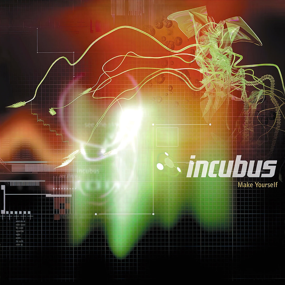 Incubus - Make Yourself album cover, 2LP black vinyl with gatefold jacket