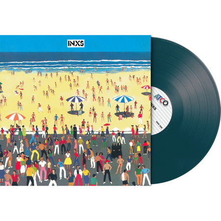 INXS INXS packshot for Rocktober Indie Exclusive limited edition Sea Blue colored vinyl LP at ToucanRecords.com