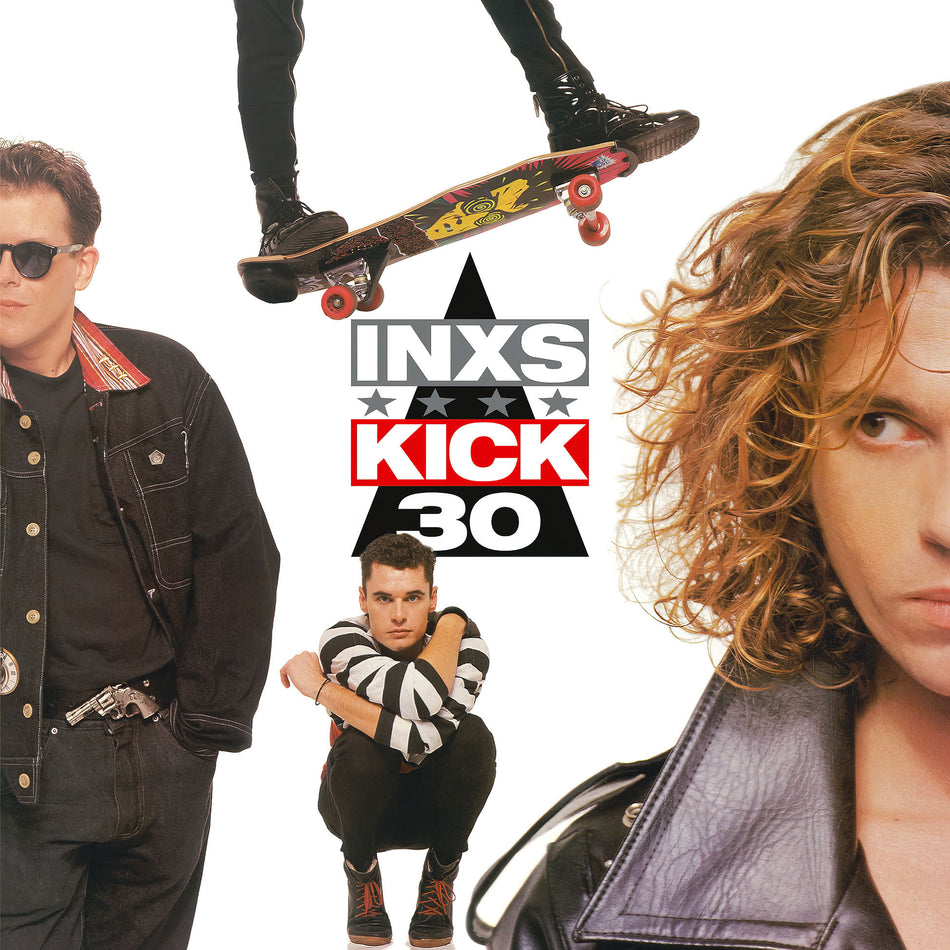 INXS - Kick album cover, Indie Exclusive clear vinyl LP, Atlantic 75 gatefold – ToucanRecords.com