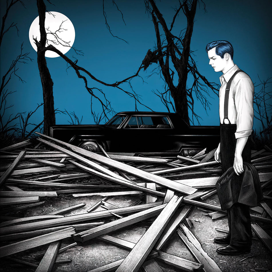 Jack White - Fear Of The Dawn album cover, black vinyl LP, modern rock and alternative release — offered by ToucanRecords.com