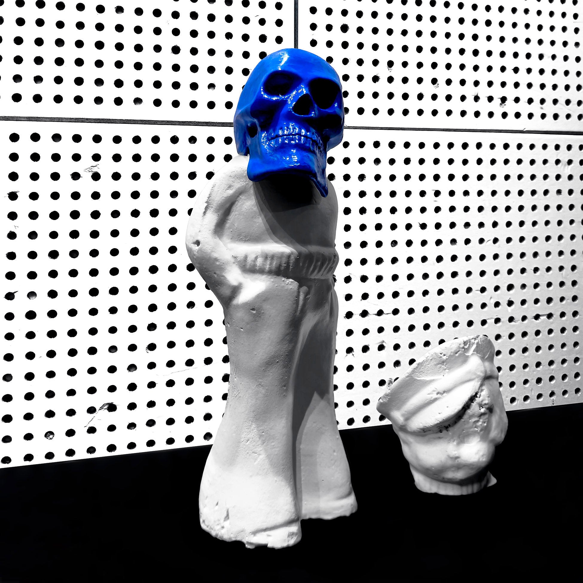 Jack White Frozen Charlotte album cover art for the indie exclusive limited edition solid blue vinyl LP