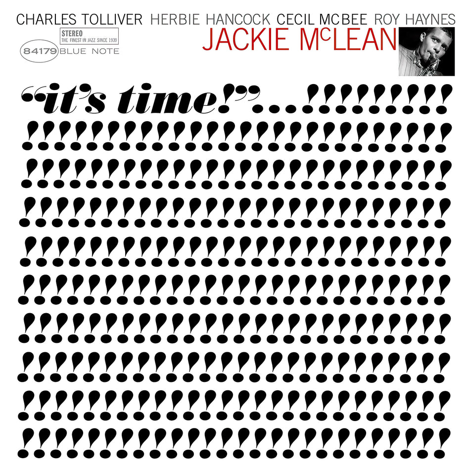 jackie mclean, it's time!, blue note, tone poet series, album cover, album art, cover, cover art, vinyl,