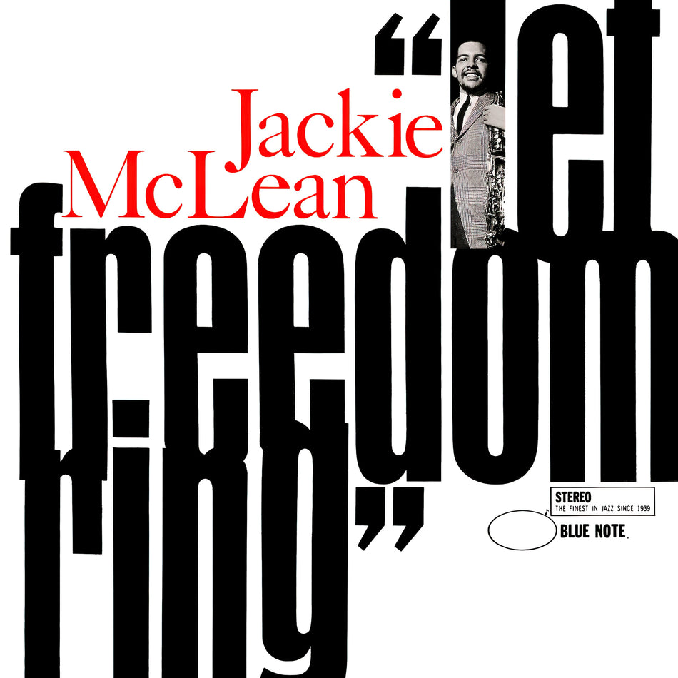 Jackie McLean - Let Freedom Ring album cover, 180g audiophile vinyl Tone Poet Series, deluxe gatefold – Find it at ToucanRecords.com