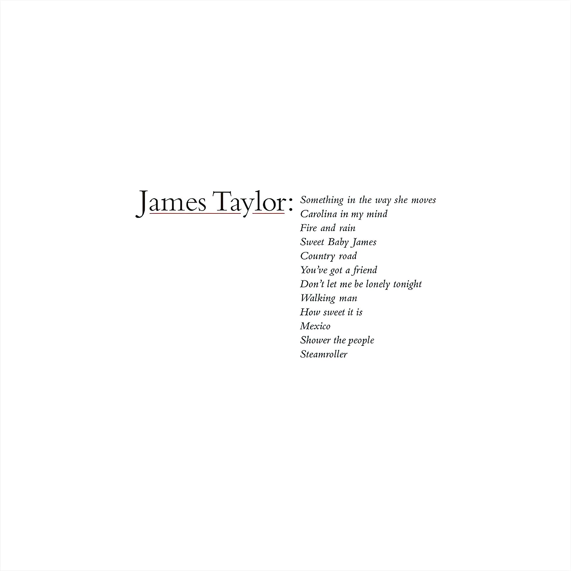 James Taylor, James Taylor's Greatest Hits, greatest hits, 180g Vinyl, cover, cover art, vinyl, album