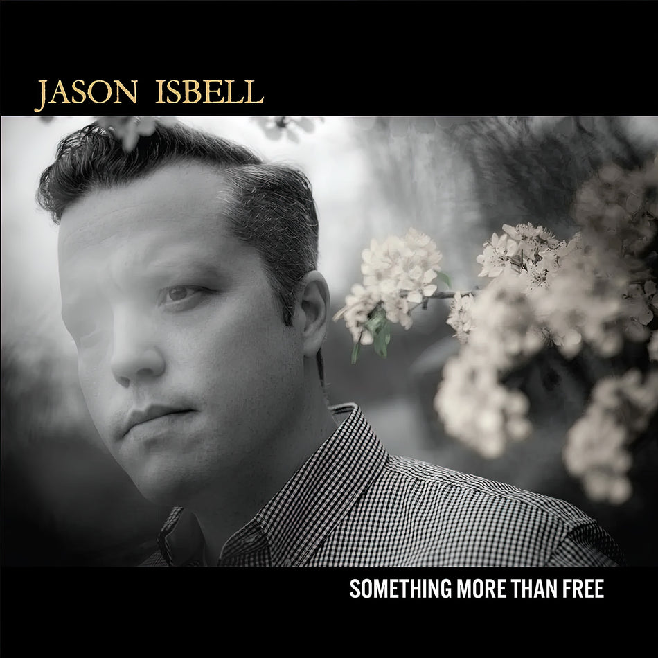 Jason Isbell - Something More Than Free album cover, denim blue vinyl edition, gatefold jacket