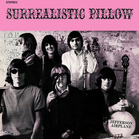 Jefferson Airplane - Surrealistic Pillow album cover, 180g black vinyl LP, remastered stereo psychedelic classic rock album