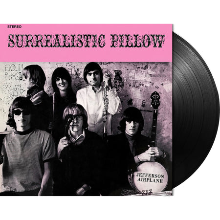 Jefferson Airplane - Surrealistic Pillow album cover, 180g black vinyl LP, remastered stereo psychedelic rock album