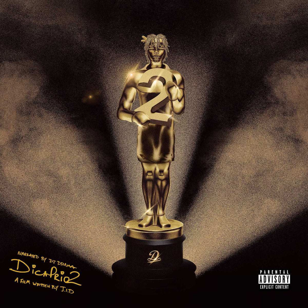 JID - DiCaprio 2 album artwork, double LP pressing, 2018 Dreamville/Interscope Records hip-hop release