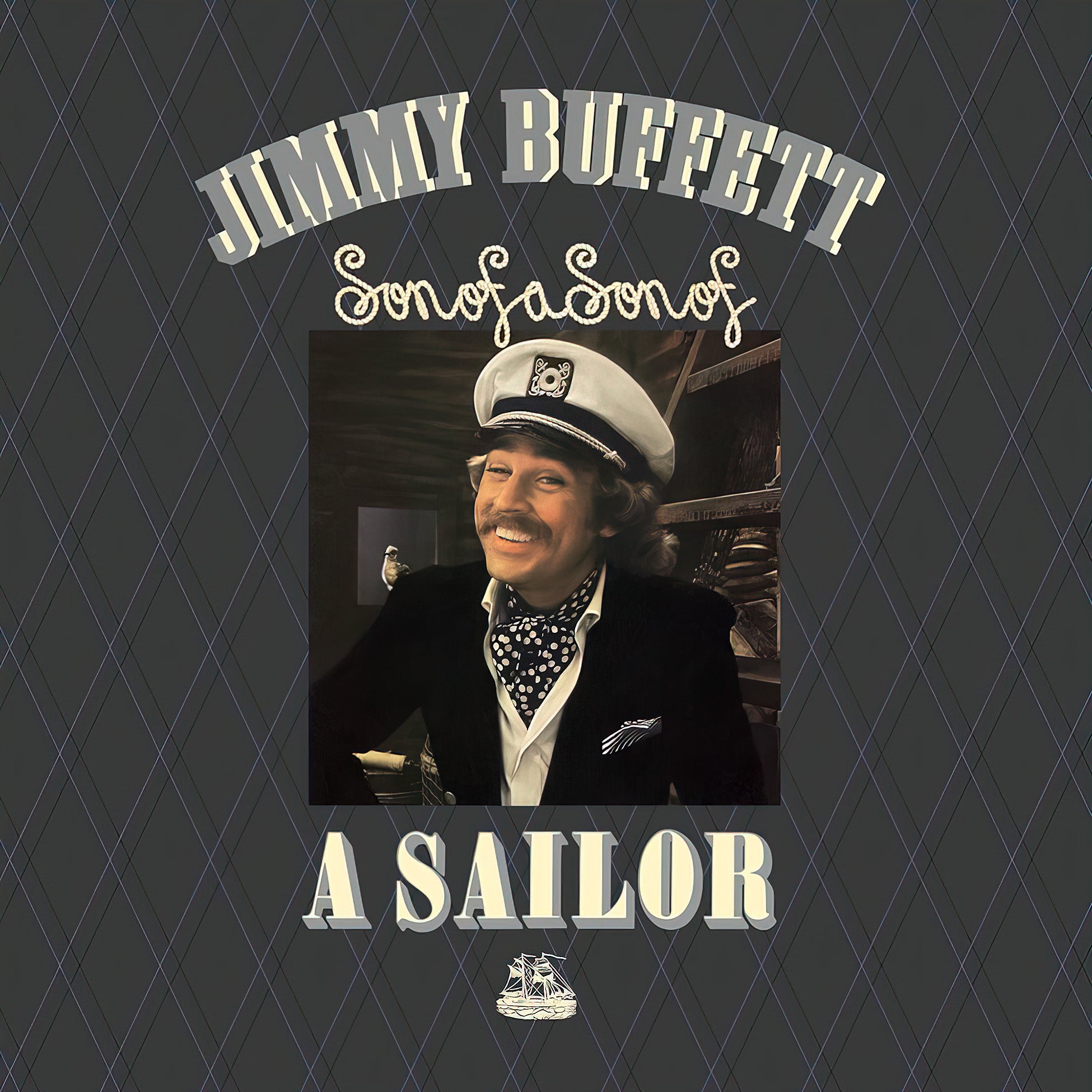 Jimmy Buffett - Son of a Son of a Sailor album cover, Smoke Swirl vinyl LP, limited edition reissue – available now from ToucanRecords.com