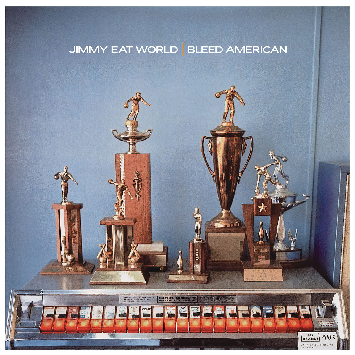 Jimmy Eat World - Bleed American album cover, black vinyl LP with gatefold jacket