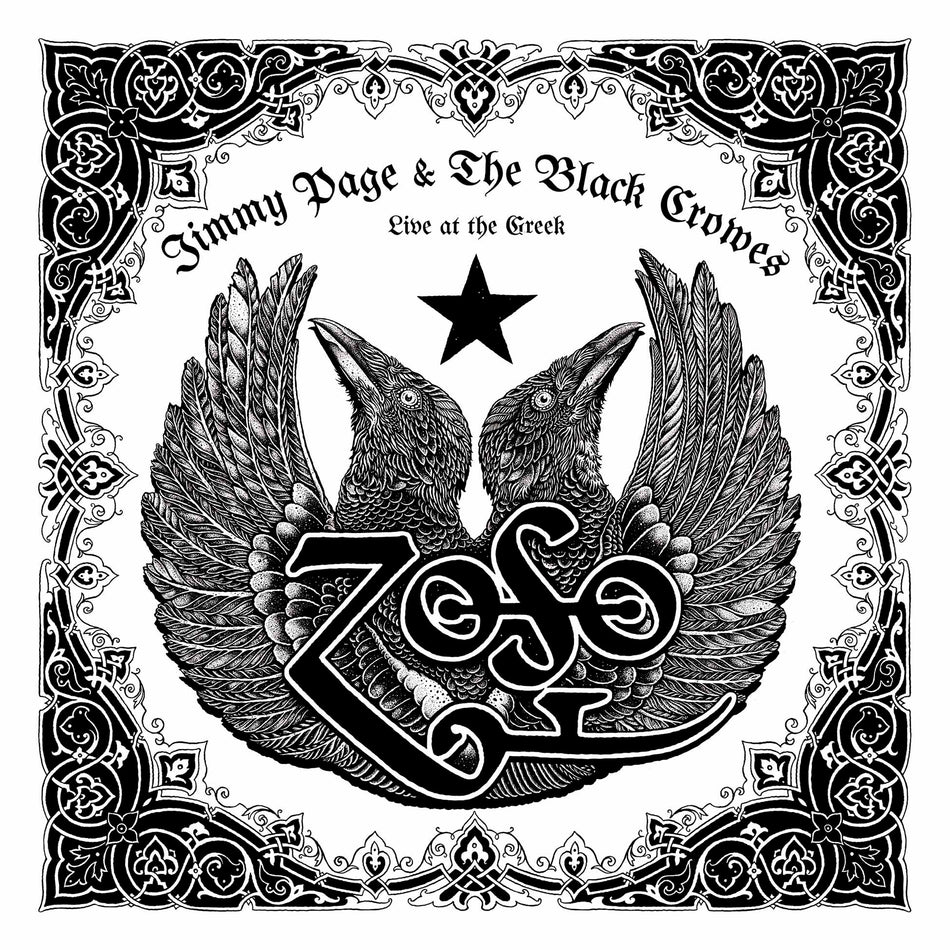 Jimmy Page, Black Crowes, Live At The Greek, 6 LP, Box Set, box cover, album cover, vinyl, six lp, zoso, 