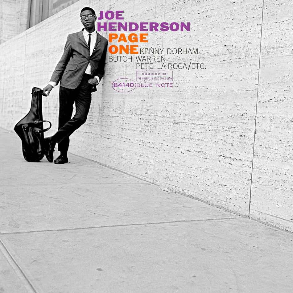 Joe Henderson Page One vinyl LP album cover available at ToucanRecords.com for hard bop and classic jazz collectors.